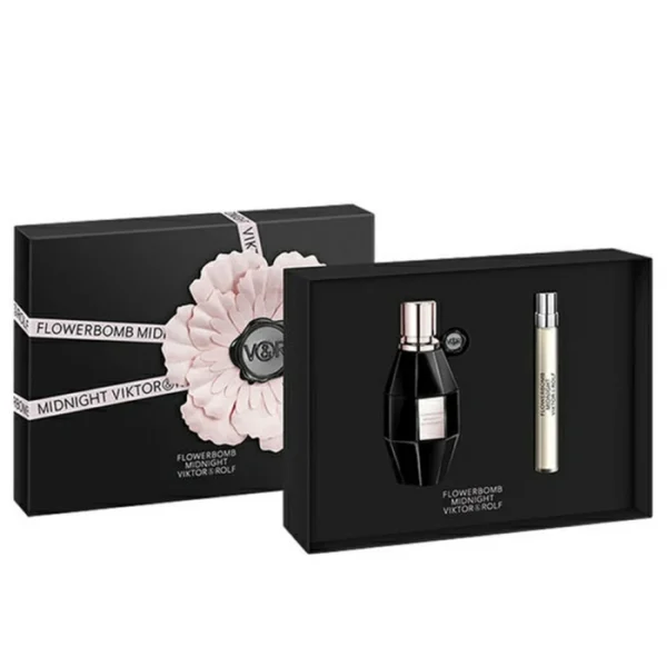 Viktor & Rolf Flowerbomb Midnight Set Edp 50Ml + Edp 10Ml (Womens) Viktor & Rolf Flowerbomb Midnight Set Edp 50Ml + Edp 10Ml (Womens)