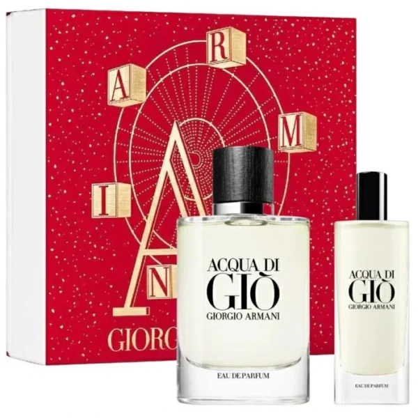 Giorgio Armani Acqua Di Gio  Set Edp 75Ml + Edp 15Ml (Mens)