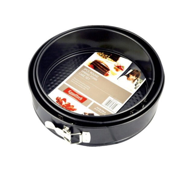 RoyalfordStainless Steel Spring-Form Baking Tray Set  3 Pcs- RF5400