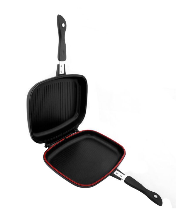 Royalford RF5515 Non-Stick Double Grill Pan, 32 CM