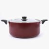 Royalford RF392C28 Non-Stick Cookware with Lid, 28 CM