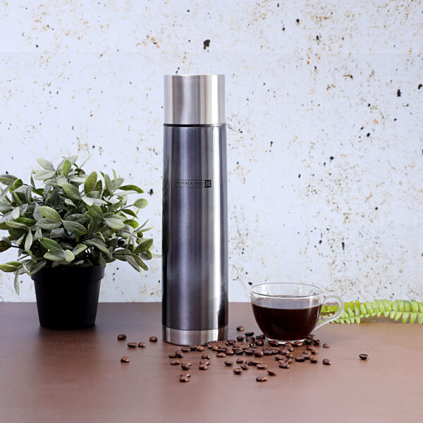 Royalford RF7665 1.0L Stainless Steel Double Wall Vacuum Bottle
