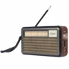Clikon Rechargeable Vintage Radio with Wooden Finish Body ? CK837