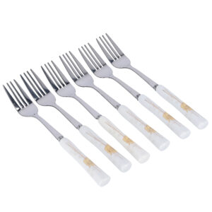 Delcasa DC1630 Set of 6 Stainless Steel Dinner Fork