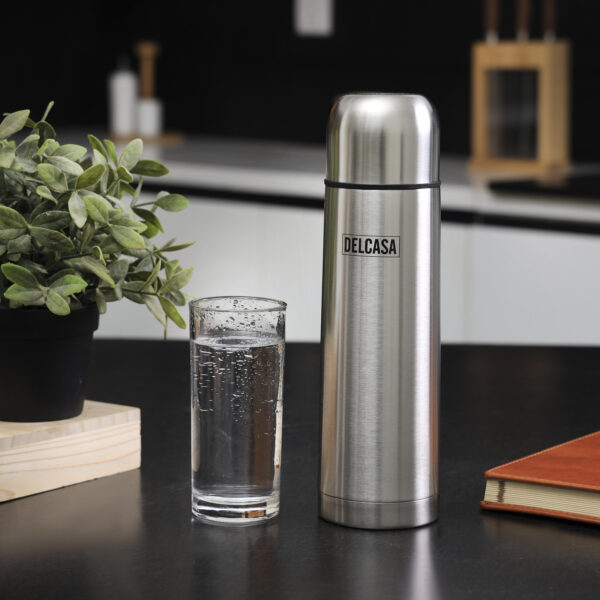 1000ML/33.5OZ Stainless Steel Vacuum Water Bottle Delcasa DC1768