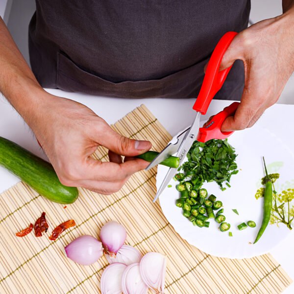 8" Kitchen Scissor, Multi-Use Nut Cracker & Opener, DC1842