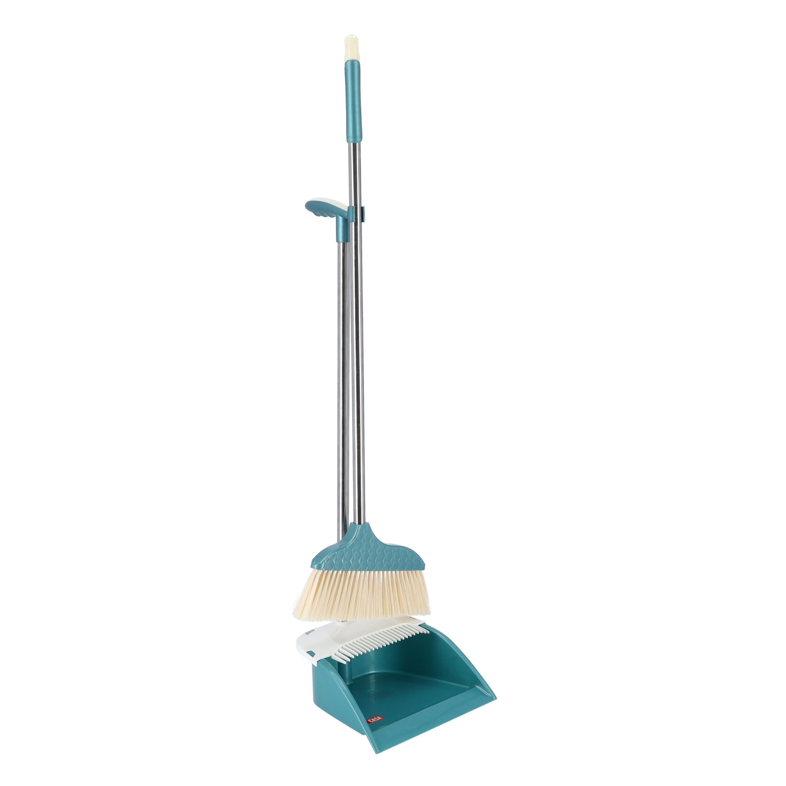 Dust Pan with Broom Set, Plastic and Iron, DC2007