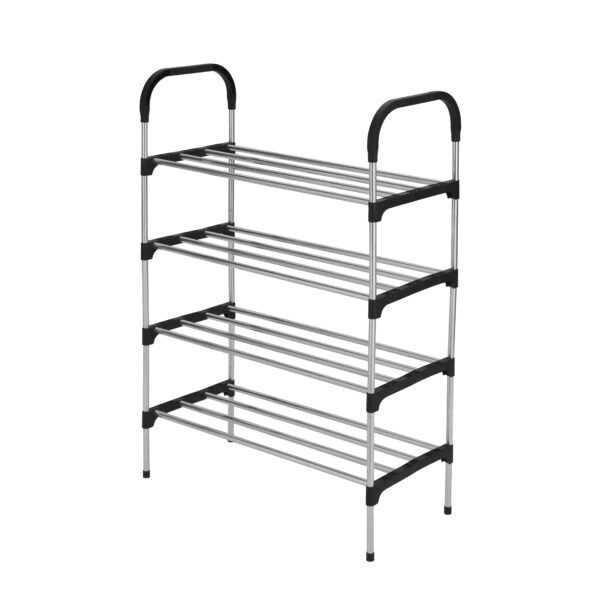 4 Tier Shoe Rack, Durable Iron Storage Rack, DC2054