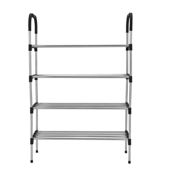 4 Tier Shoe Rack, Durable Iron Storage Rack, DC2054