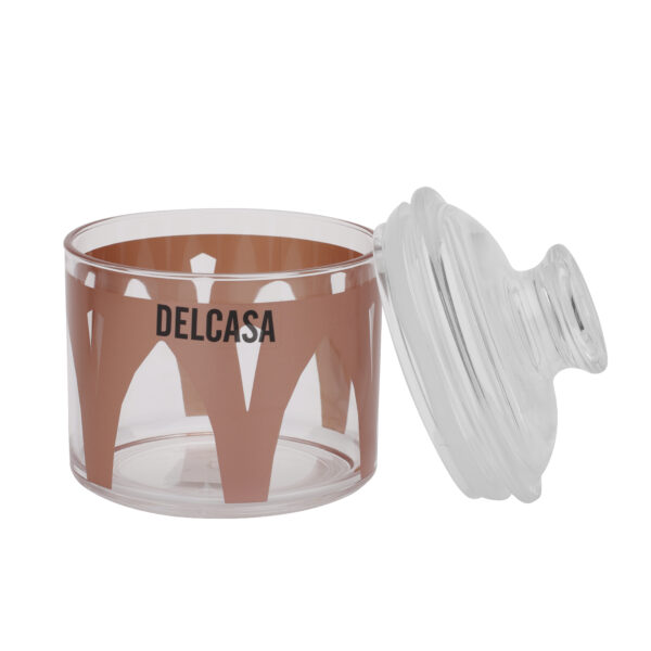 Acrylic Small Canister, 500ml Container, DC2118