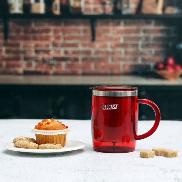 Double Wall Travel Mug, 400ml/14oz Capacity, DC2143