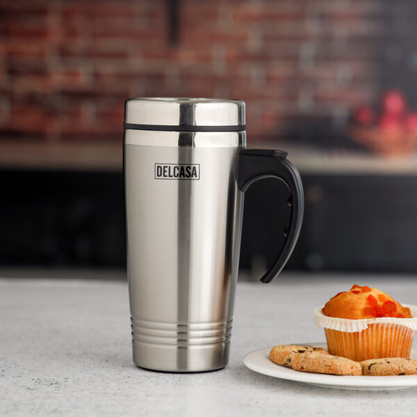 Double Wall Travel Mug, 475ml/16ozCapacity, DC2153