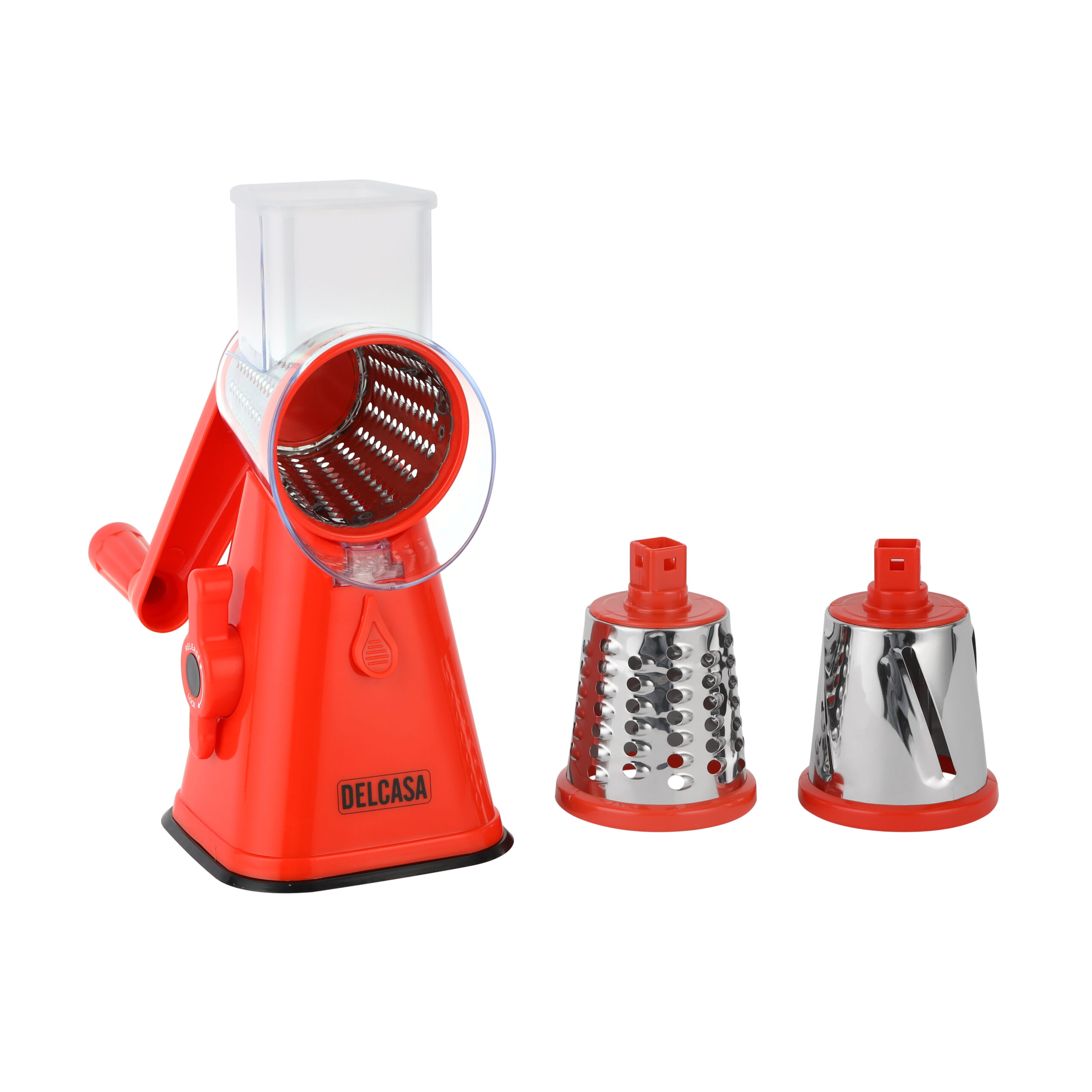 3-in-1 Rotary Grater, Stainless Steel Blades, DC2243