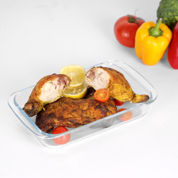 Rectangular Baking Dish, Borosilicate Glass Pan, DC2274