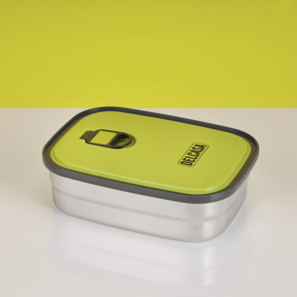 Rectangular Stainless Steel Food Container, 680ml, DC2338