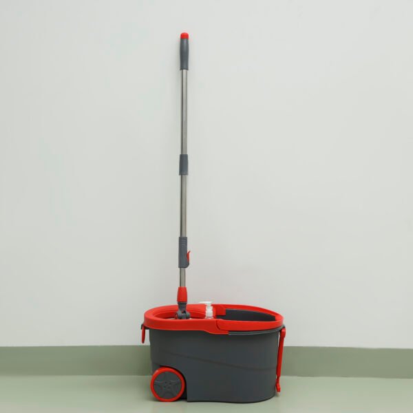 Spin Easy Mop with Steel Drum, Microfiber Mop Head, DC2358