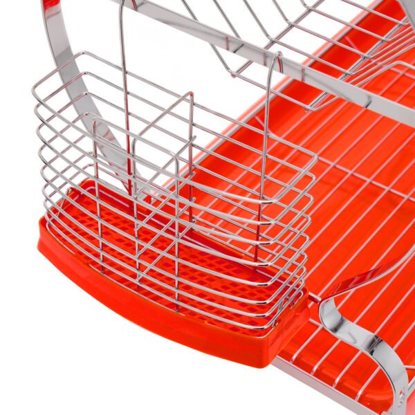 Wall Mount Dish Rack, 2 Layer Dish Drainer, DC2398