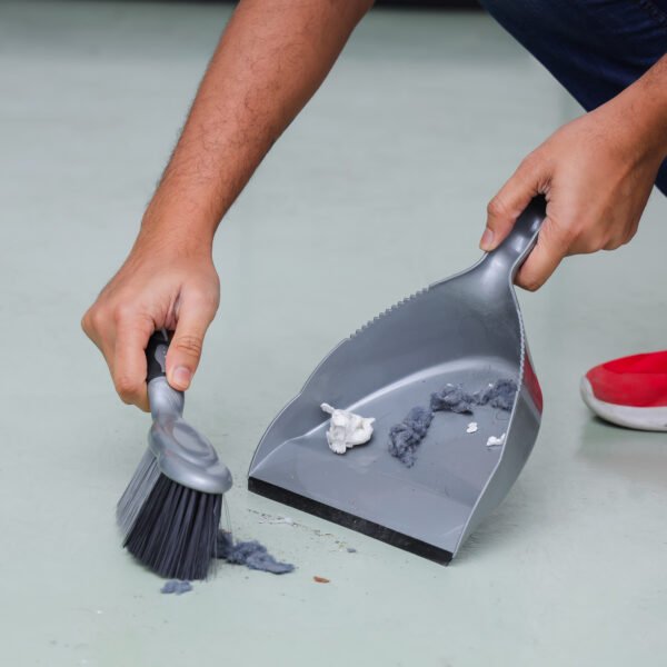 Dust Pan & Brush, Comfortable Handle, DC2408