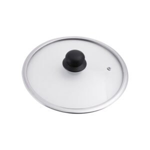 Delcasa 28 CM Tempered Glass Lid with Bakelite Knob- DC2470