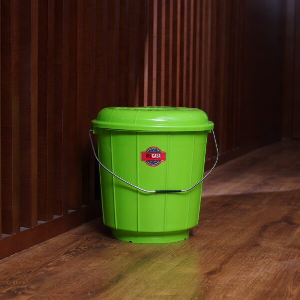 Delcasa 20 L Plastic Bucket with Lid- DC2488