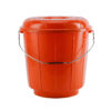 Delcasa 25 L Plastic Bucket with Lid- DC2489