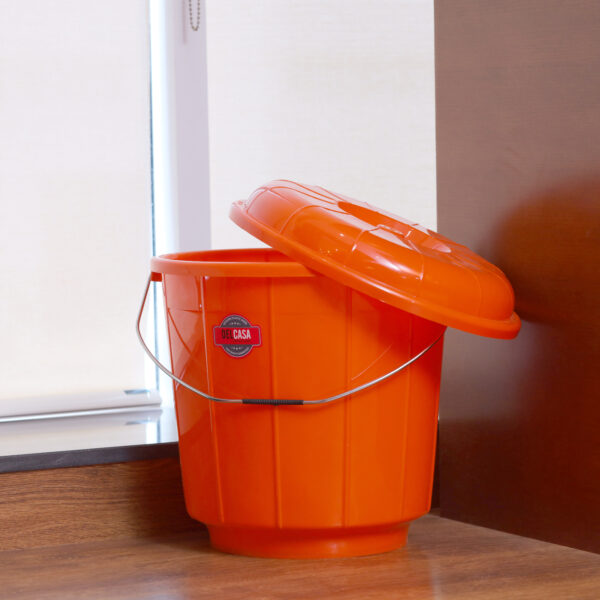 Delcasa 25 L Plastic Bucket with Lid- DC2489