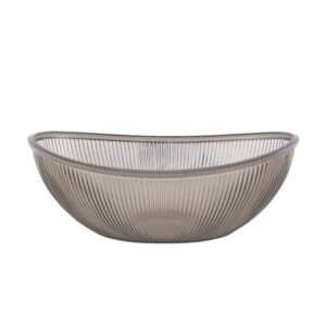 Delcasa Smoked Gray Acrylic Bowl