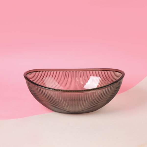 Delcasa Smoked Gray Acrylic Bowl