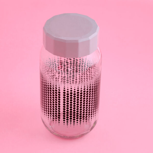 Air Proof Glass Tank, 1000ml Jar with Lid, DC2531