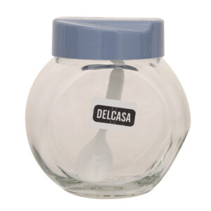 Aqua Double Bottom Glass Jar, 750ml Glass Container, DC2597