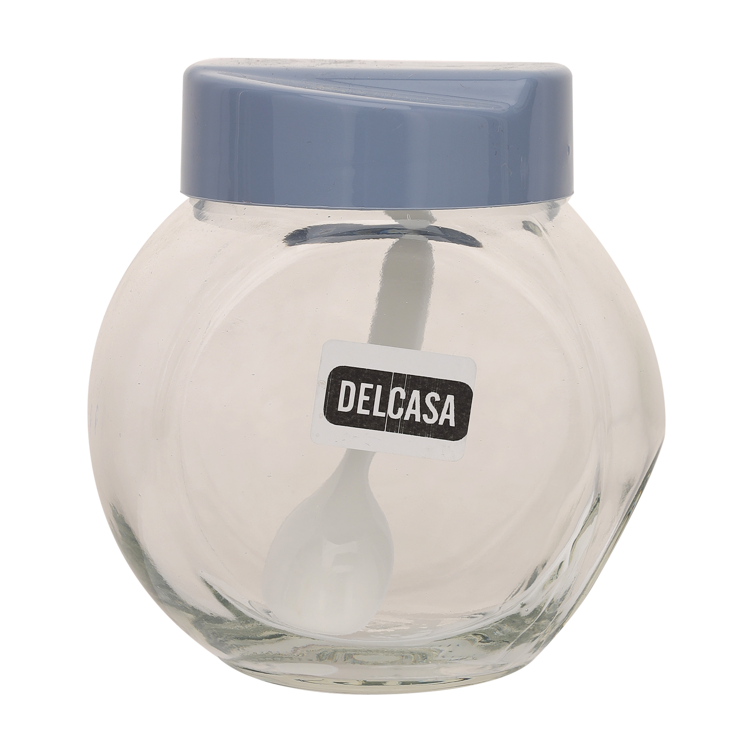 Aqua Double Bottom Glass Jar, 750ml Glass Container, DC2597