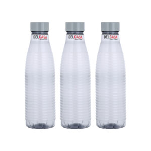 Delcasa 3-Piece 900 ML Spiral Water Bottle Set- DC2736