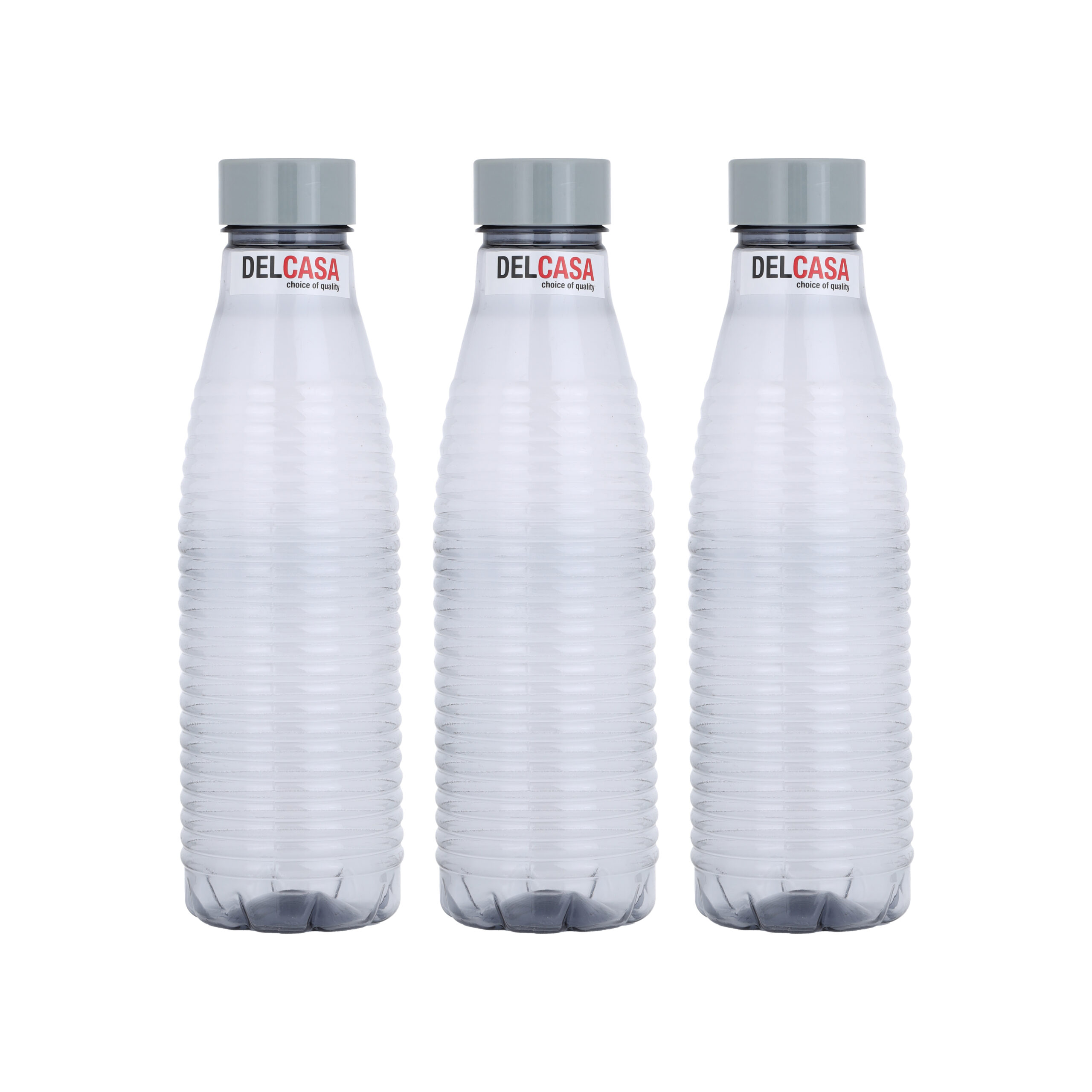 Delcasa 3-Piece 900 ML Spiral Water Bottle Set- DC2736