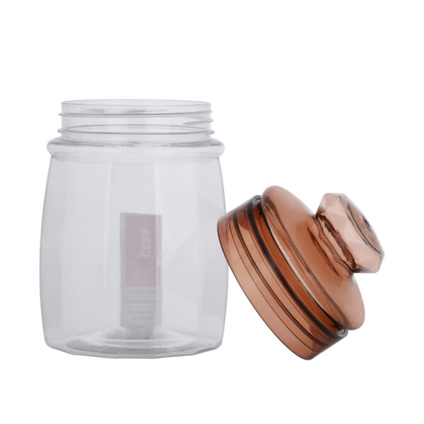 Delcasa 300 ML Diamond Jar with Pet Cap- DC2751