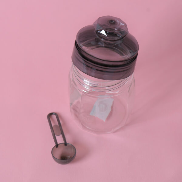 Delcasa 500 ML Diamond Jar with Pet Cap- DC2752