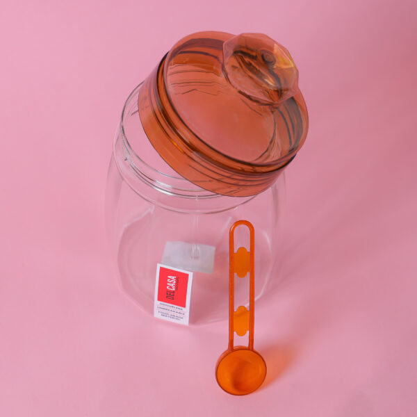 Delcasa 1400 ML Diamond Jar with Pet Cap- DC2754