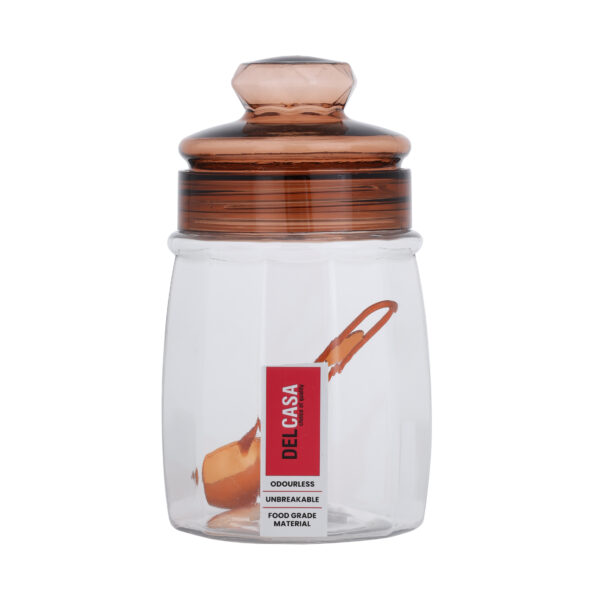 Delcasa 1400 ML Diamond Jar with Pet Cap- DC2754