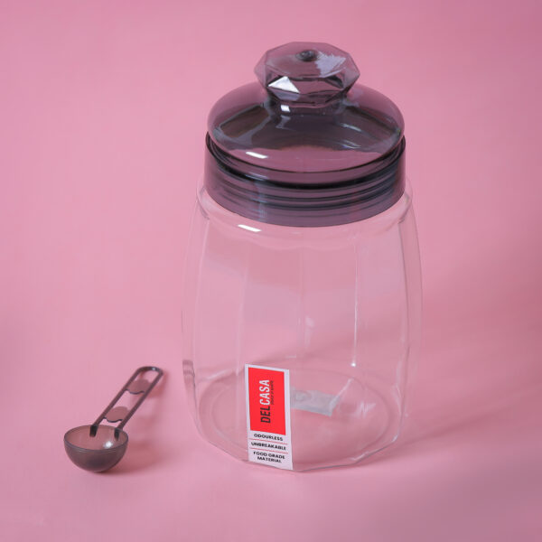 Delcasa 1800 ML Diamond Jar with Pet Cap- DC2755