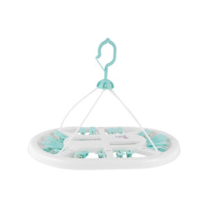 Delcasa 18 Pcs Oval Plastic Clothe Pegs