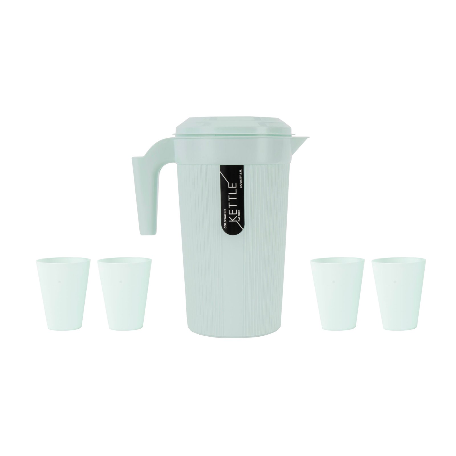 Delcasa 2.4 Litre Water Jug With 4Cups