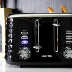 Geepas 4 Slice Bread Toaster -GBT36537