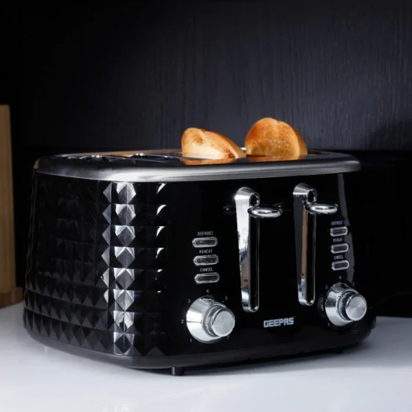 Geepas 4 Slice Bread Toaster -GBT36537