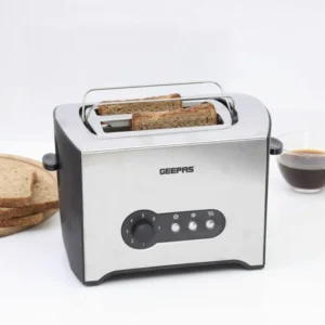 Geepas Stainless Steel Bread Toaster With High Lift Function- GBT6152