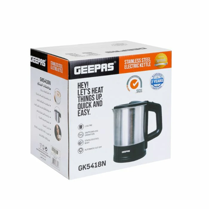 Geepas  Travel Electric Kettle 1350W-GK5418