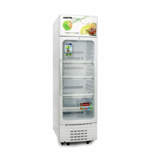 Geepas Upright Showcase Fridge 300L  - GSC6548