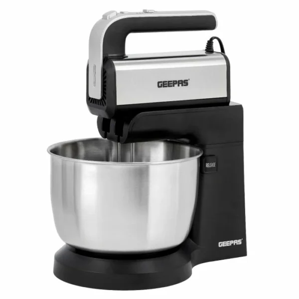 Geepas Stand Mixer, ABS And SS Housing,220w Power, GSM4304