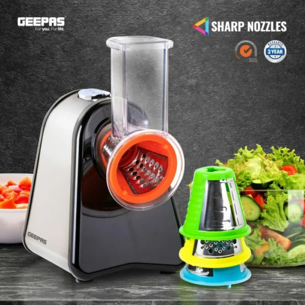 Geepas 4 In 1 Electric Salad Maker  200W -GSM63022UK