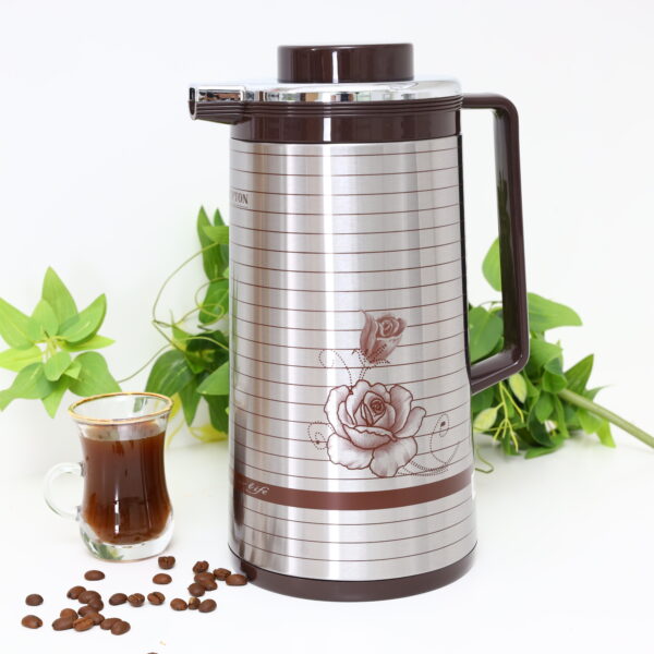 Krypton 1.6 L Glass Vacuum Flask | Insulated Flask Bottle