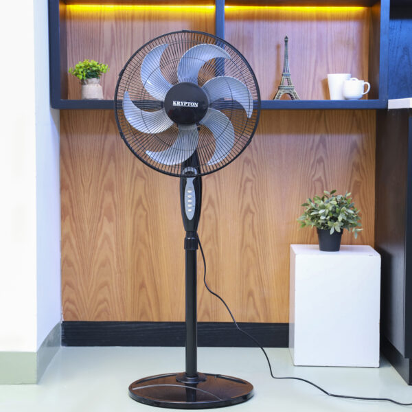 Krypton 16" Stand Fan with Remote Control - 3 Speed,