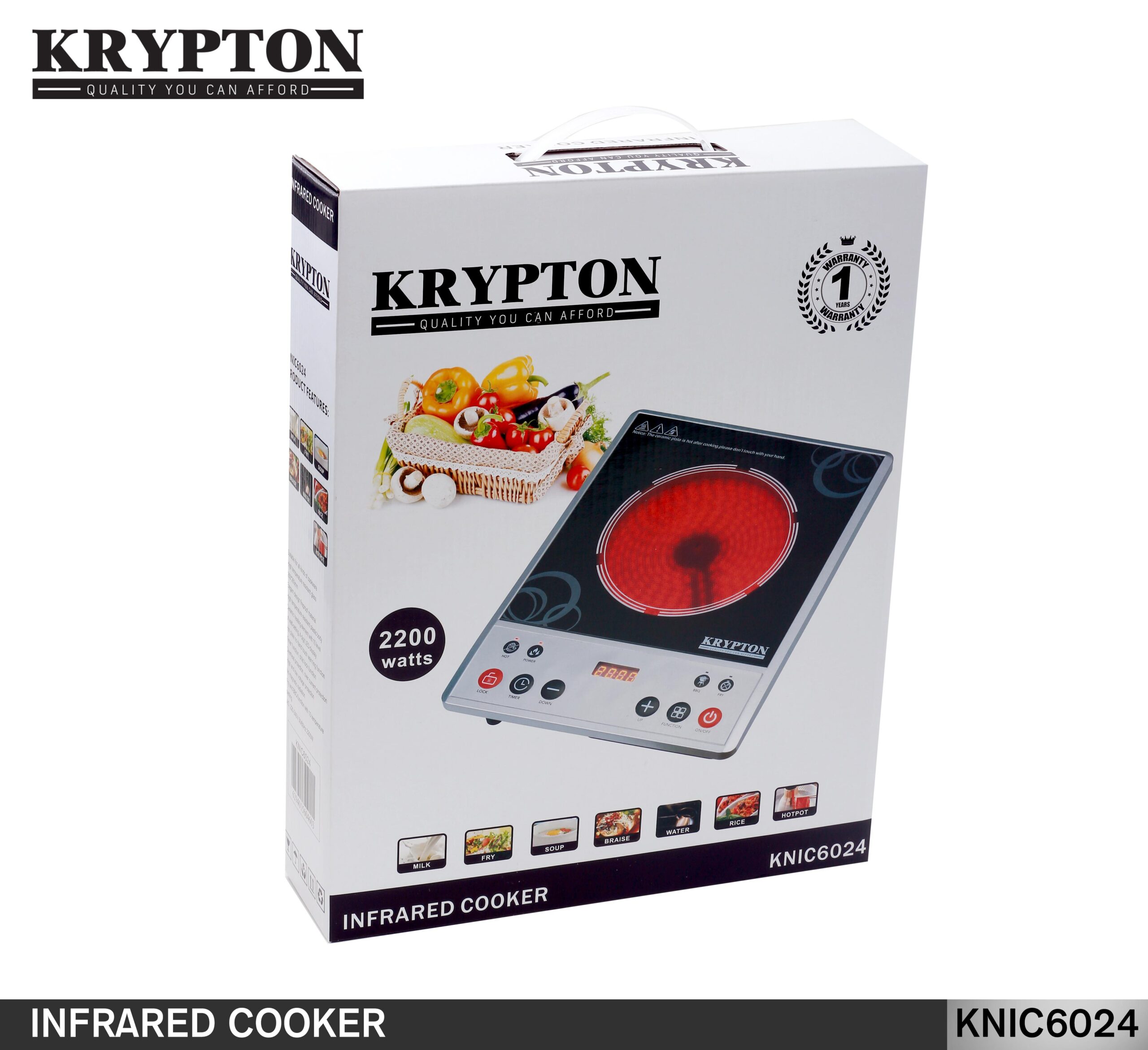 2200W Infrared Cooker | Electric Infrared Glass Ceramic Cooker